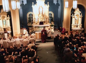 No, this is not the baptism scene from The Godfather. It's my own Godfather's Golden Jubilee.
