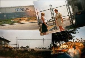 Me and Kristen on a trip to Miramar. A long, long, time ago.