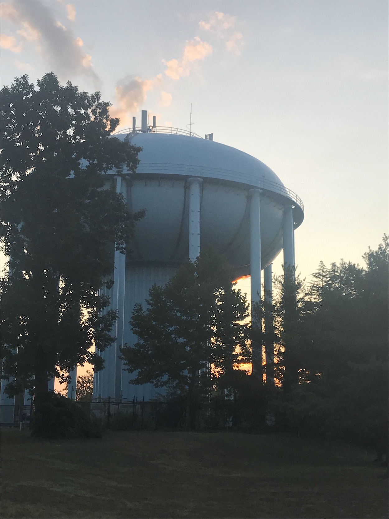 Water tower space ship